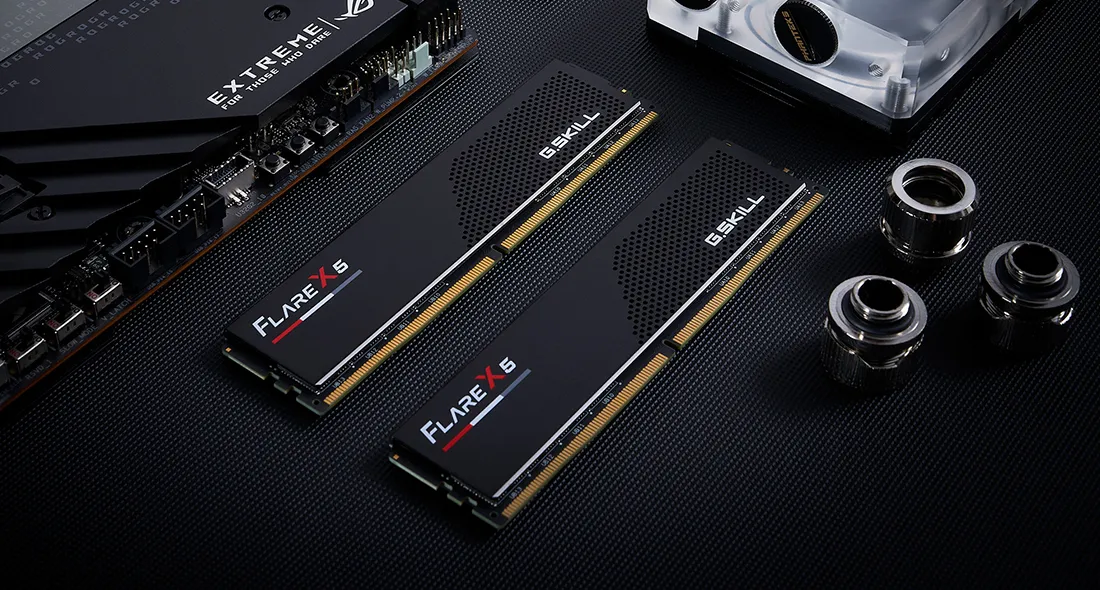 G.Skill 128GB (2 x 64 GB) DDR5 6000MHz CL36 1.25V Flare X5 Black