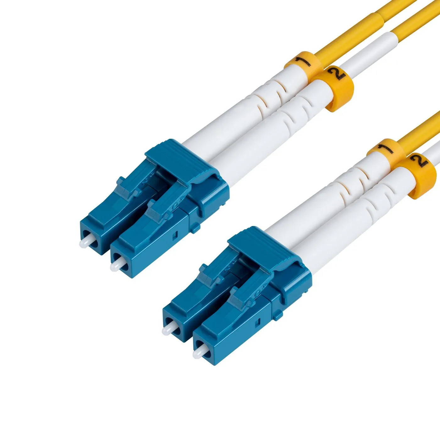 MicroConnect OS2 LSZH LC-LC 2m Fiber Optic Cable, Yellow