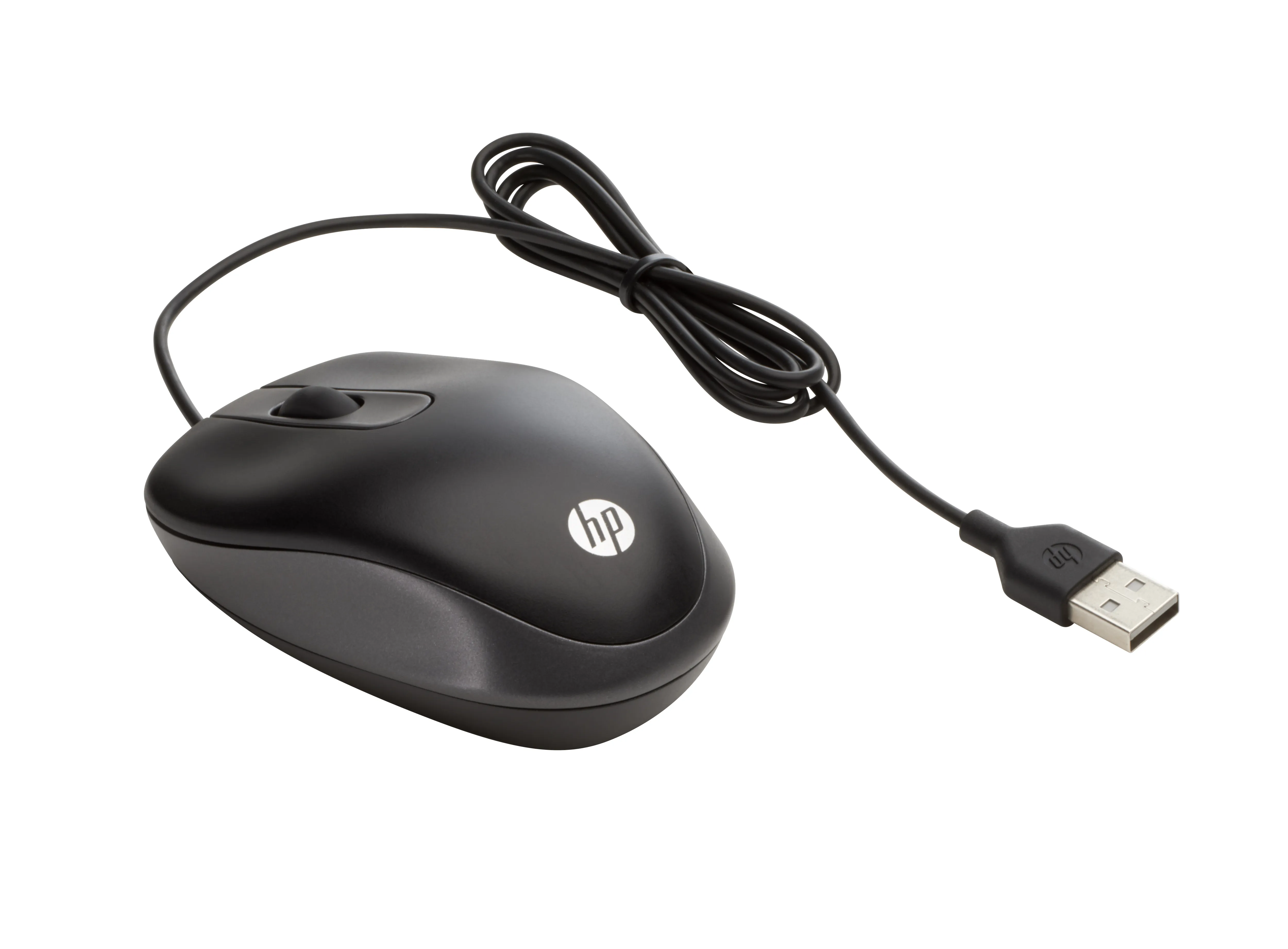 HP USB Travel Mouse -hiiri, Musta