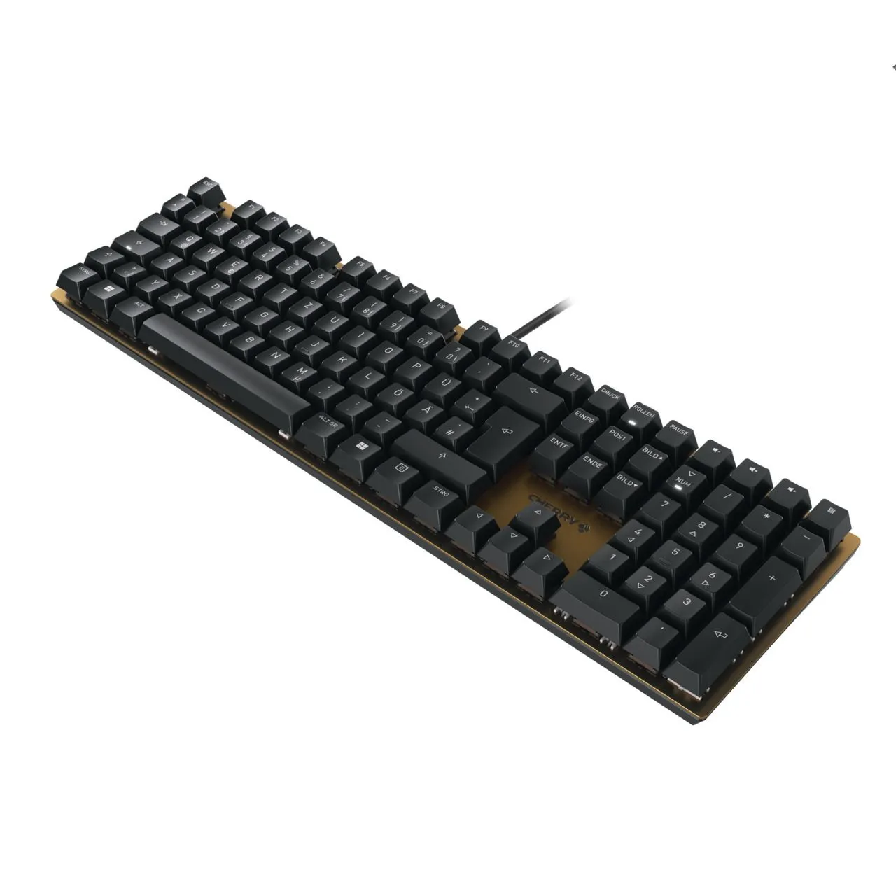 Cherry KC 200 MX, MX2A Red Silent - gaming keyboard, bronze, black