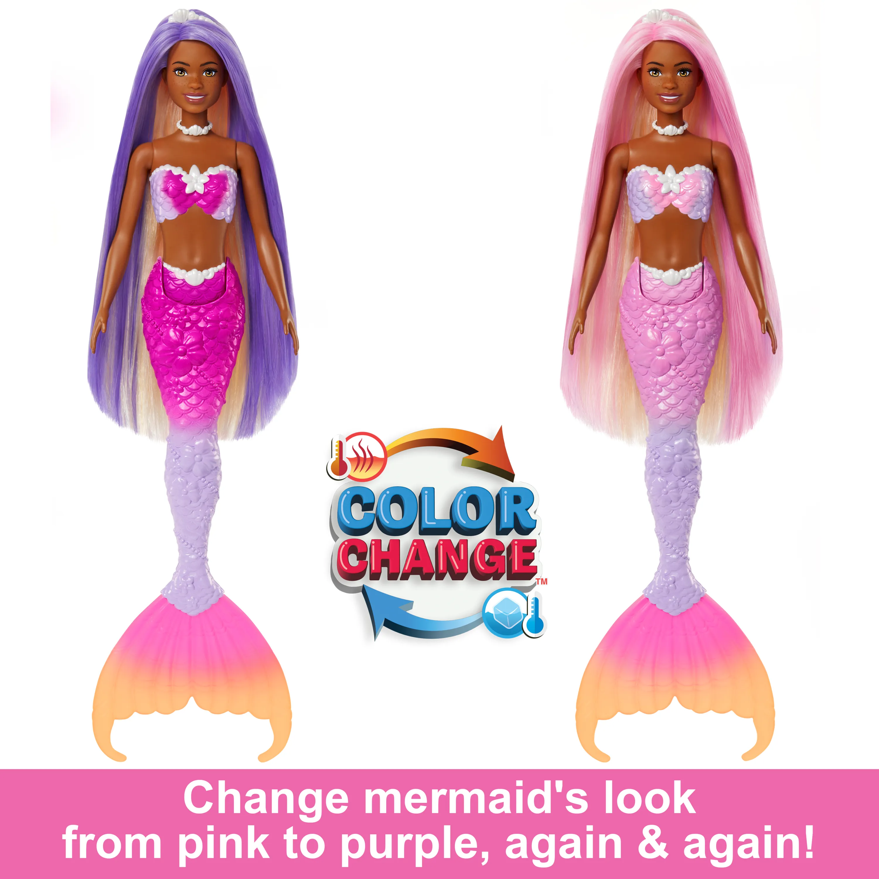 Mattel Barbie Dreamtopia Mermaid Doll 2 (Color Changing)