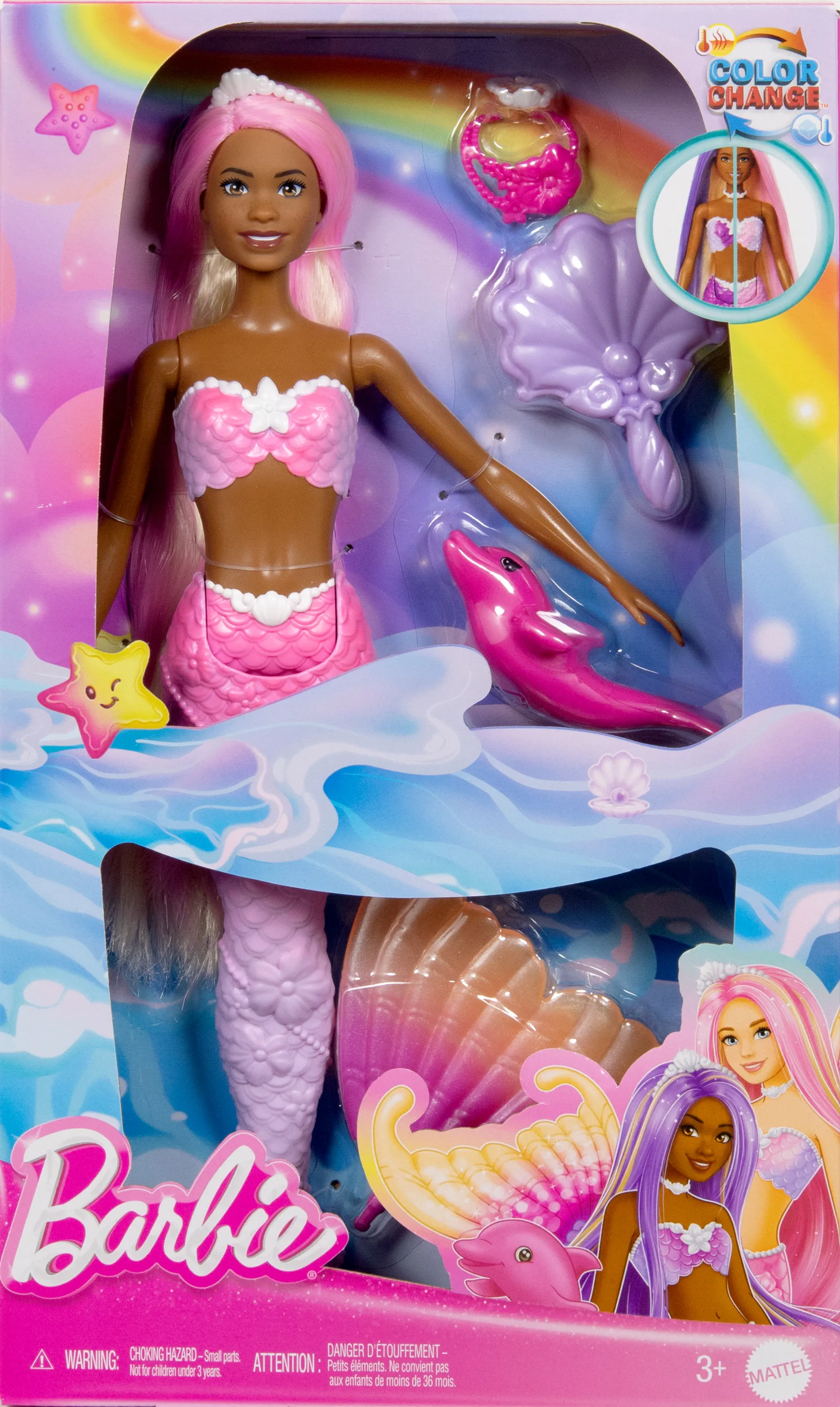 Mattel Barbie Dreamtopia Mermaid Doll 2 (Color Changing)