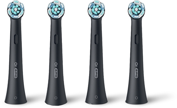 Oral-B iO Ultimate Clean 4 pcs Replacement Toothbrush Heads, Black