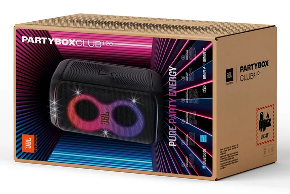 JBL PartyBox Club 120 Wired, Wireless, Bluetooth Portable speaker, Black