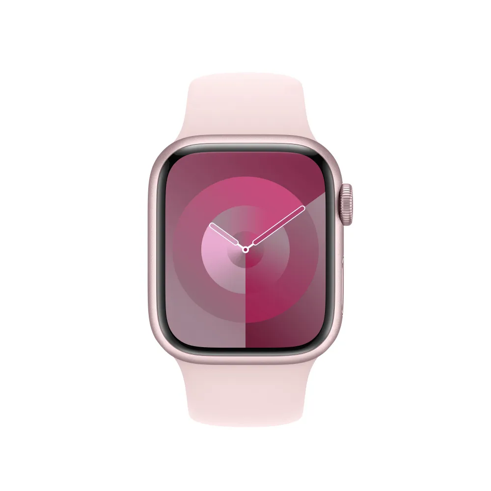 Apple Watch 41 mm - sportband, Ljusrosa, M/L