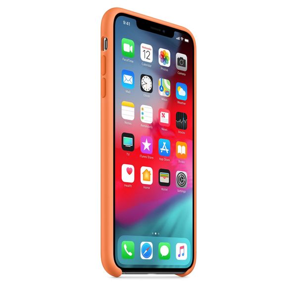 Apple iPhone XS Max ‑silikonikuori, papaija