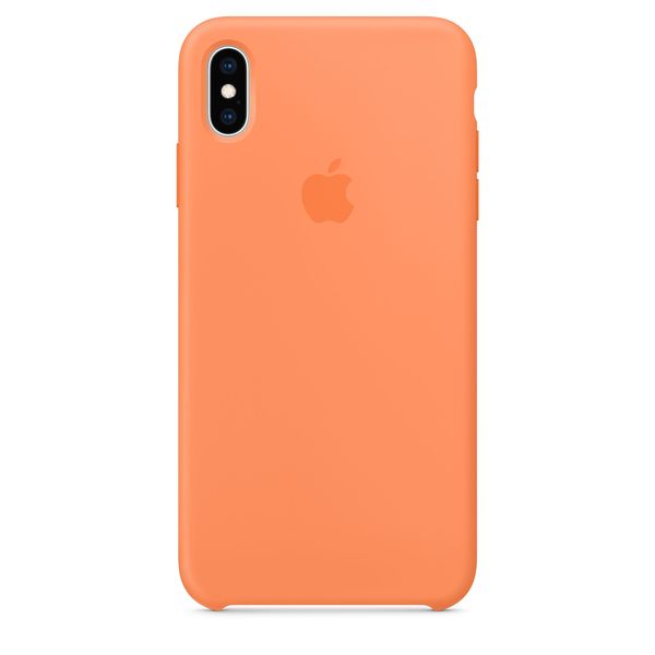 Apple iPhone XS Max Silicone Case - Papaya