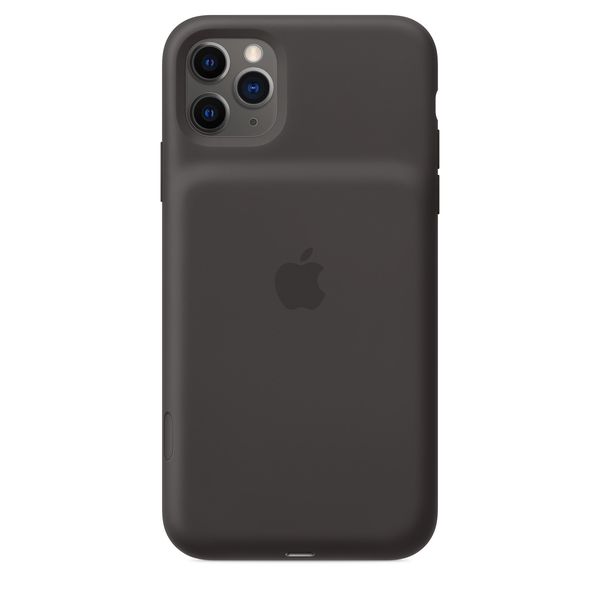 Apple iPhone 11 Pro Max Smart Battery Case - Silicone Case, Black