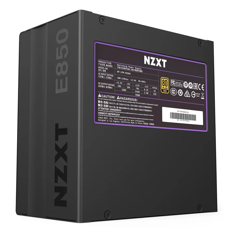 NZXT 850W E Series E-850 - Power supply