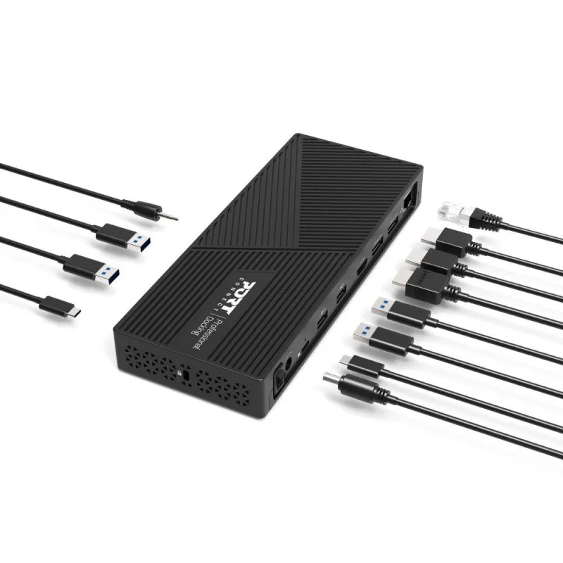 PORT Designs USB-C/USB-A Universal Office Docking Station 3 x 4K, 100W PD