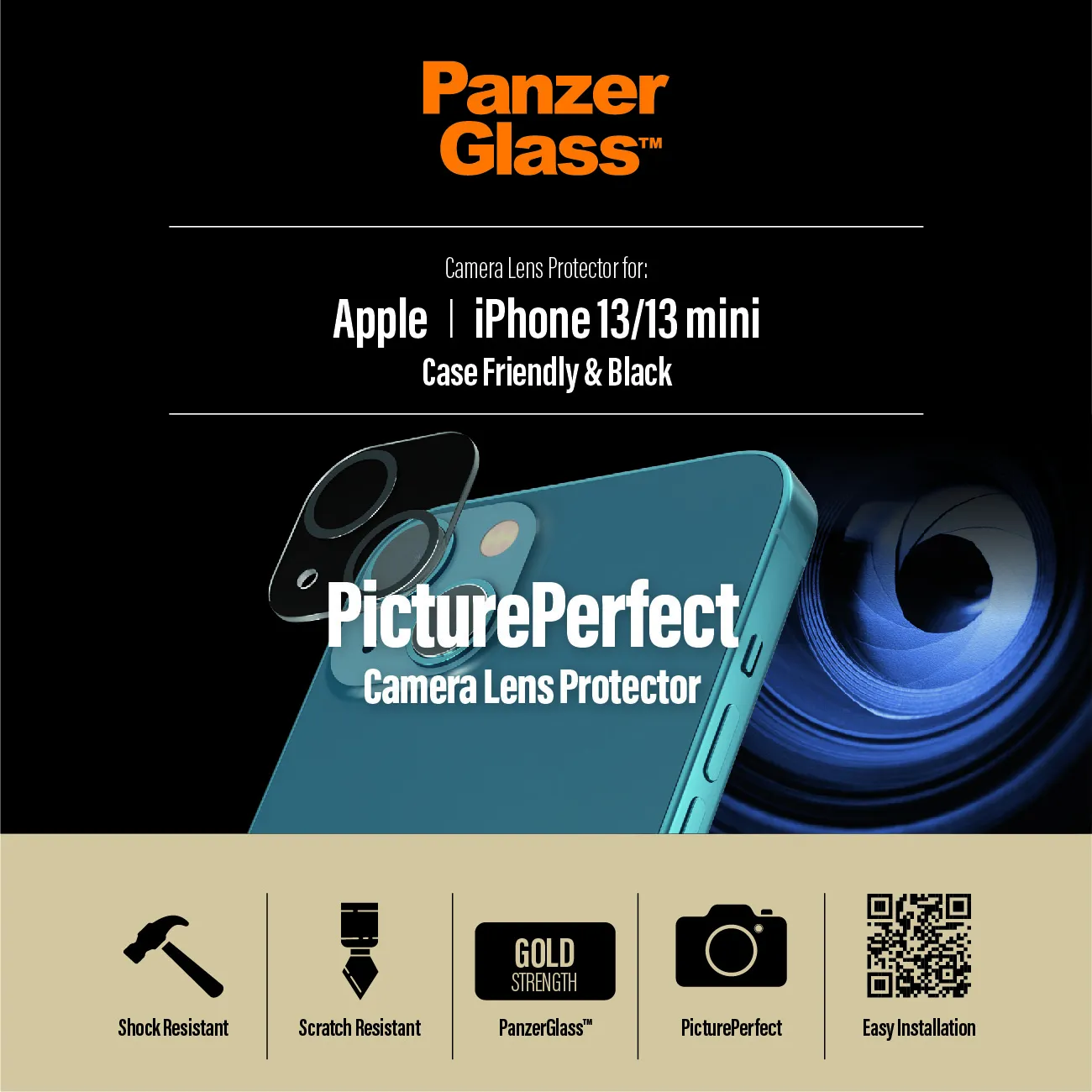 PanzerGlass PicturePerfect, iPhone 13 mini - Camera Lens Protector
