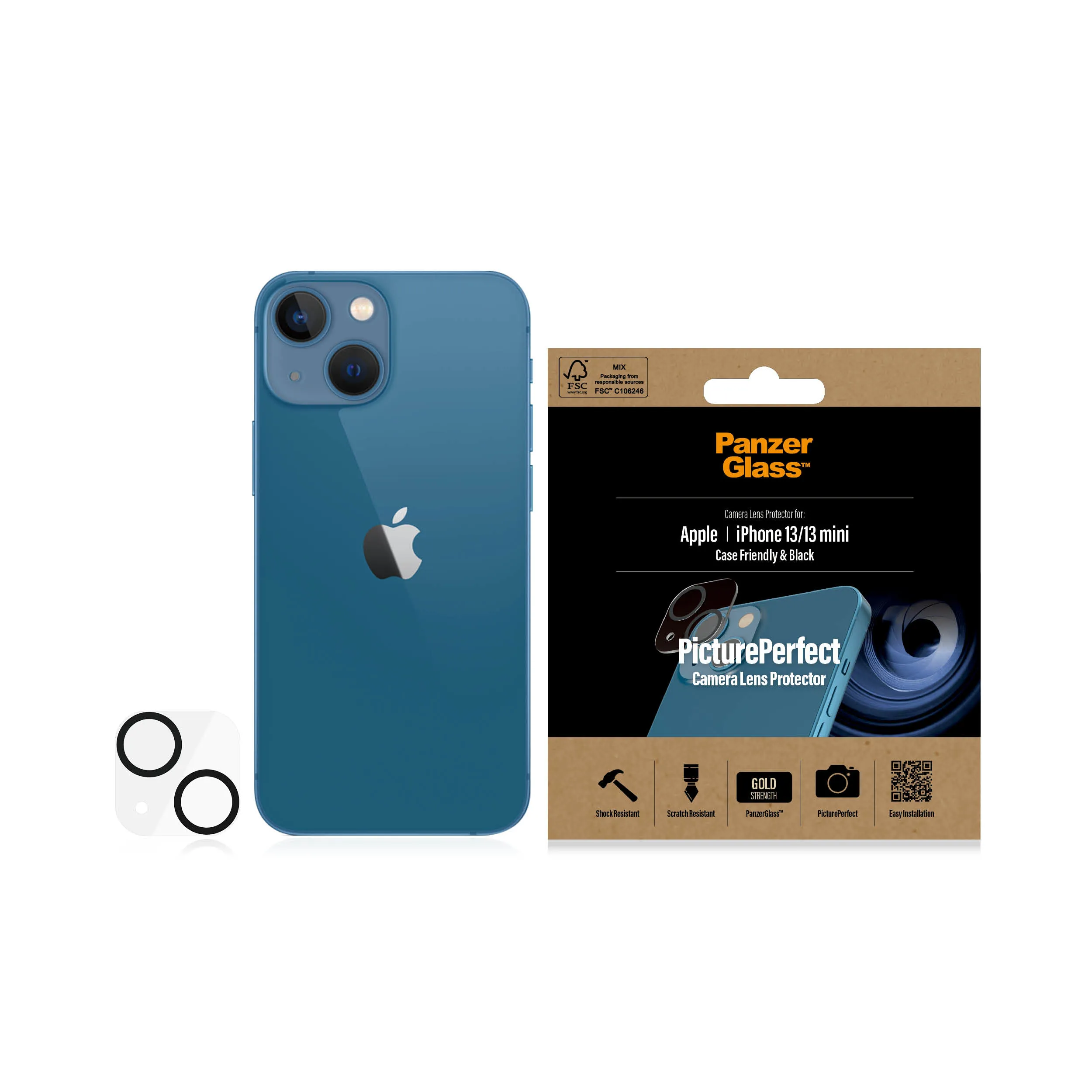 PanzerGlass PicturePerfect, iPhone 13 mini - Camera Lens Protector