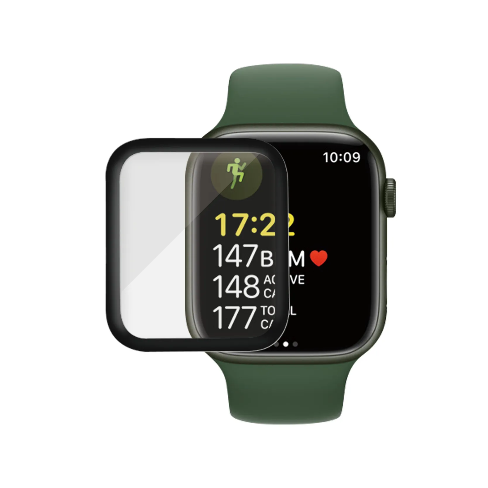 PanzerGlass Apple Watch Series 7 (40 mm) Black AB