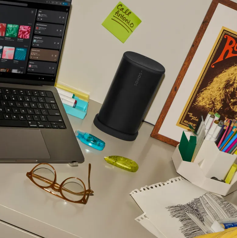 SONOS Play 2.0 langallinen, Wi-Fi, Bluetooth kannettava kaiutin, musta