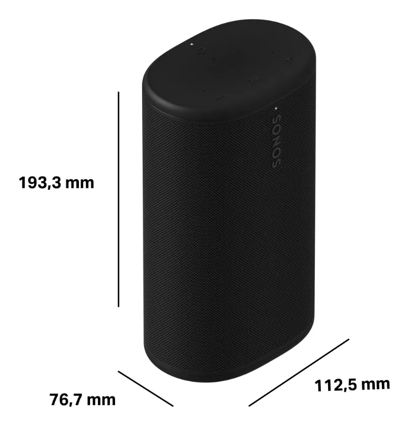 SONOS Play 2.0 langallinen, Wi-Fi, Bluetooth kannettava kaiutin, musta