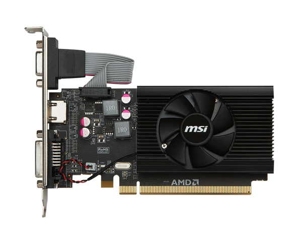MSI AMD Radeon R7 240 2GD3 Low Profile -n&auml;yt&ouml;nohjain