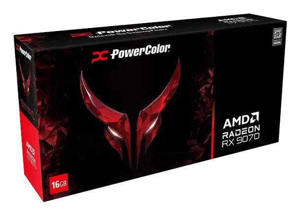 PowerColor Radeon RX 9070 Red Devil OC 16 GB - grafikkort