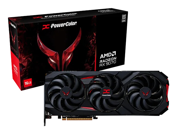 PowerColor Radeon RX 9070 Red Devil OC 16GB - graphics card