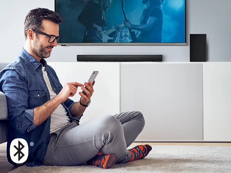 Panasonic SC-HTB150EGK 2.1 Soundbar system, with wireless subwoofer, Black