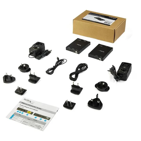 Startech HDMI Over Cat6 Externder kit -laajennussarja