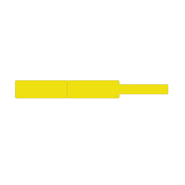 NIIMBOT Cable Identification Labels - Thermal labels, Yellow, 65 pcs
