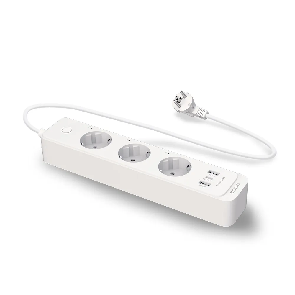 TP-Link Tapo P300 - smart uttag, 3x uttag, 2x USB-A, 1x USB-C, Wi-Fi, HomeKit