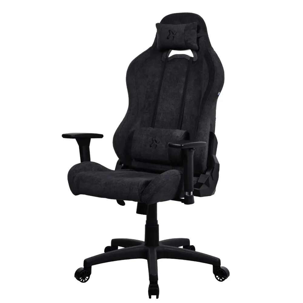 Arozzi Torretta Soft Fabric -pelituoli, Pure Black