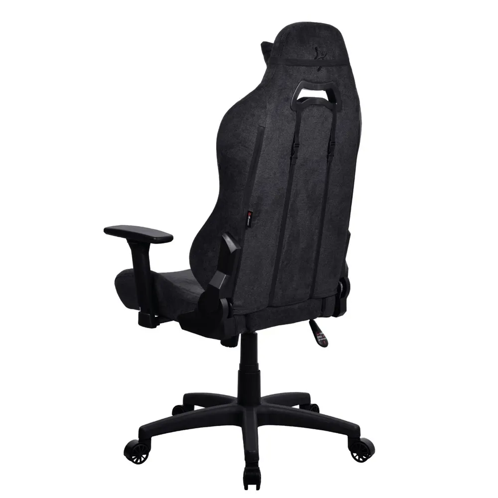 Arozzi Torretta Soft Fabric -pelituoli, Pure Black