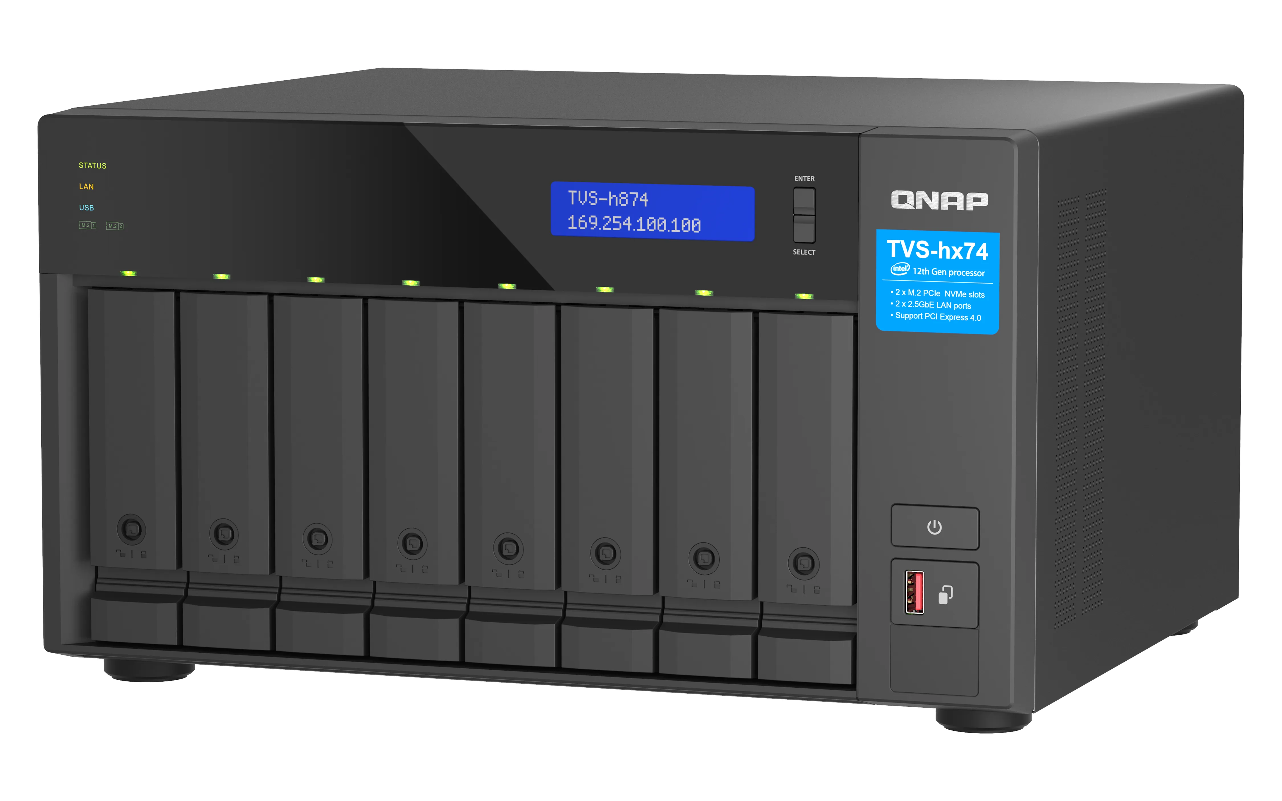 QNAP TVS-h874-i7-32G 8-Bay Tower 32GB
