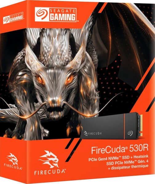 Seagate FireCuda 530R 1TB, NVMe PCIe 4.0 M.2 Heatsink - SSD