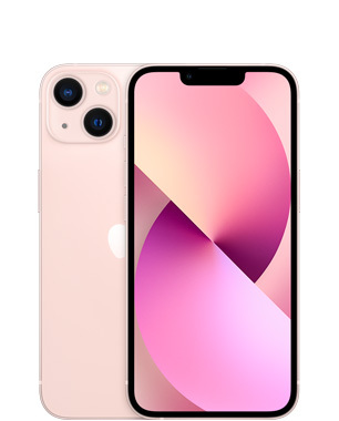 Kunnostettu iPhone 13 256 Gt, vaaleanpunainen (Hyv&auml; kunto, uusi akku)