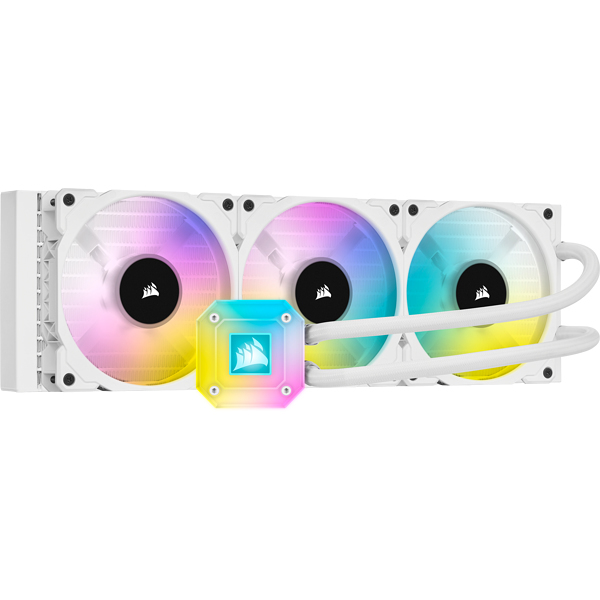 Corsair iCUE H150i Elite Capellix White 360mm - AiO liquid cooler