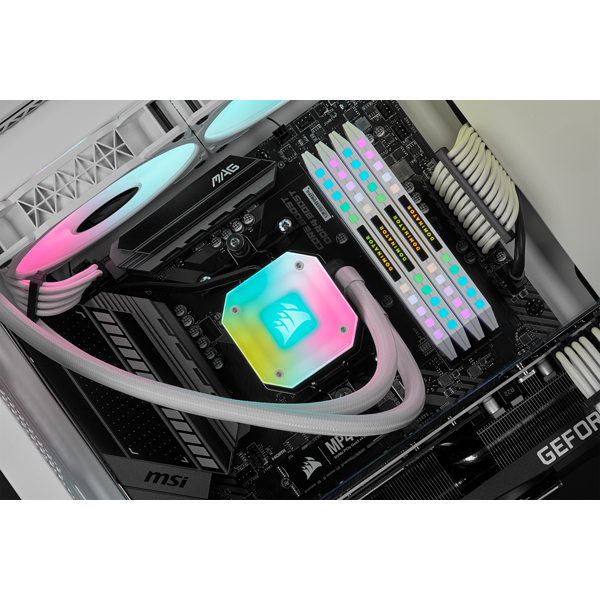 Corsair iCUE H150i Elite Capellix White 360mm - AiO liquid cooler