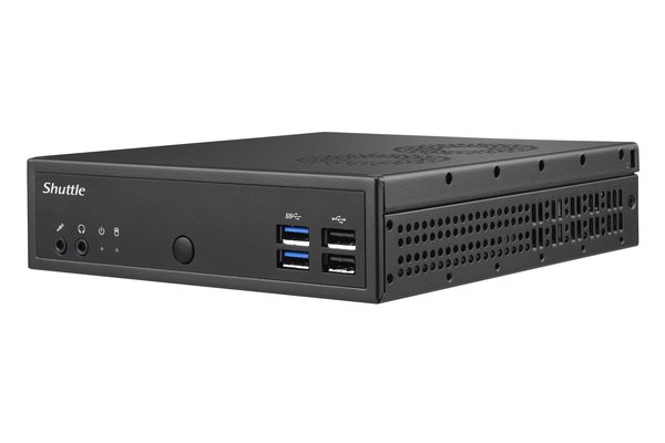 Shuttle XPC Slim Barebone, Intel i5-7200U, HD 620 Graphics, UHD, M.2,