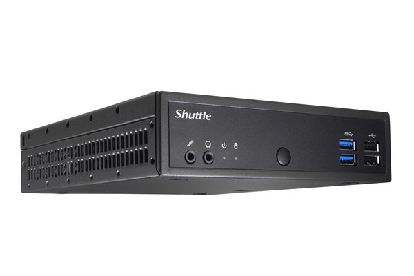 Shuttle XPC Slim Barebone, Intel i5-7200U, HD 620 Graphics, UHD, M.2,