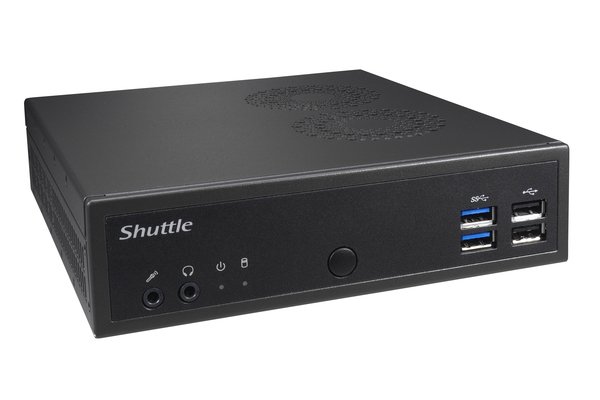 Shuttle XPC Slim Barebone, Intel i5-7200U, HD 620 Graphics, UHD, M.2,