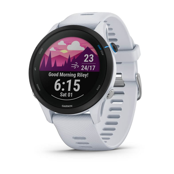 Garmin Forerunner 255 Music - träningsklocka, vit
