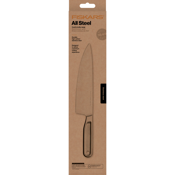 Fiskars All Steel iso kokinveitsi 20 cm