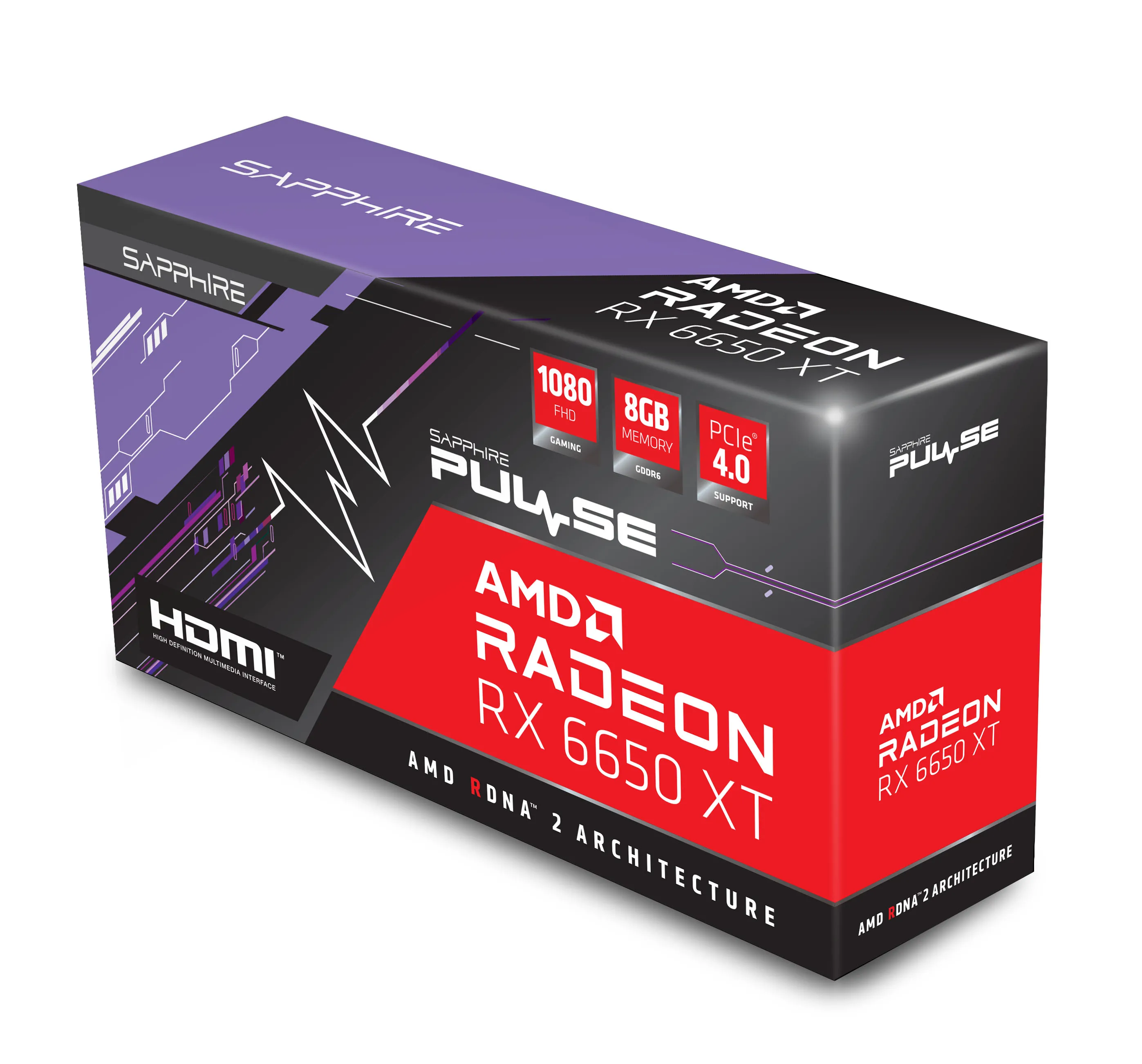 Sapphire Radeon RX 6650 XT Pulse Gaming OC 8 GB - graphics card