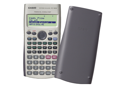 Casio financial calculator FC100V, Silver