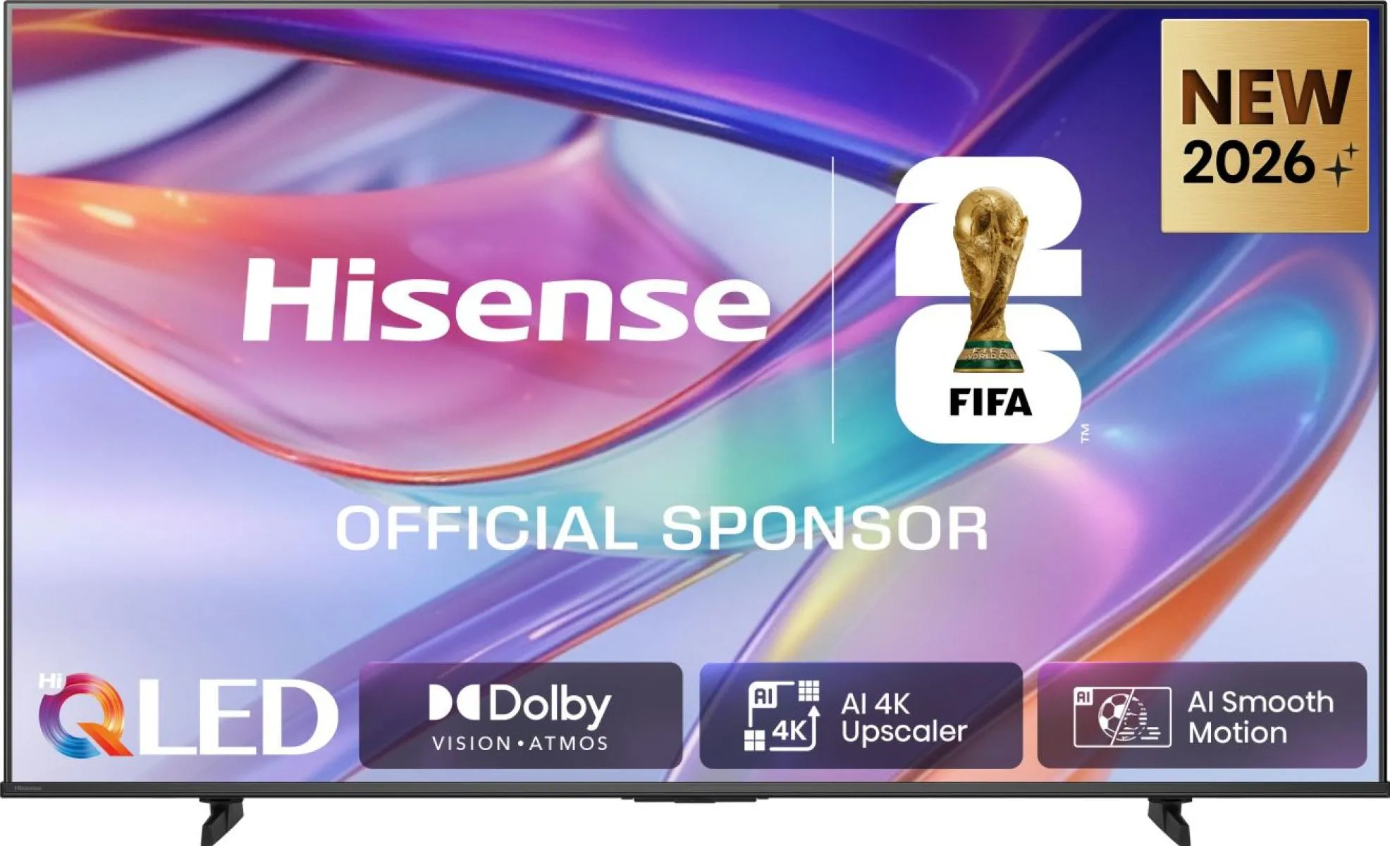 Hisense 43" 4K LED VIDAA TV, 120 Hz, HDR10+, Dolby Vision IQ