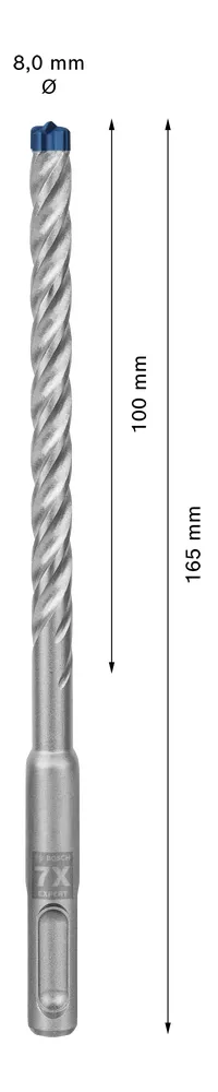 Bosch EXPERT Vasaraporanter&auml; SDS plus-7X 8x100x165mm