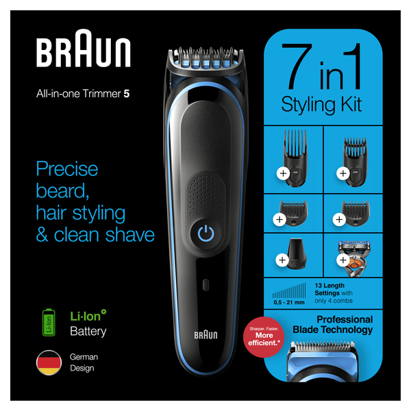 Braun Partatrimmeri MGK 5245 + Gillette Fusion ProGlide