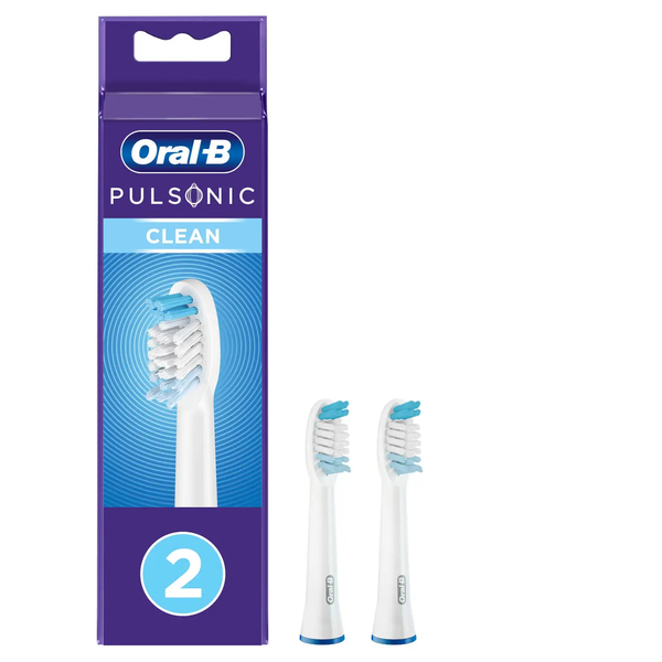 Oral-B Pulsonic Clean -brush head, 2 pcs, white