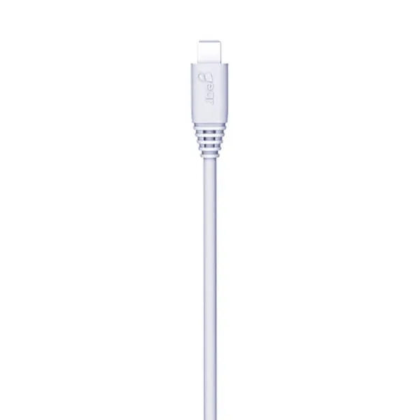 GEAR Laddare 12-24V 2xUSB 2,4A Vit MicroUSB Kabel Rund 1m