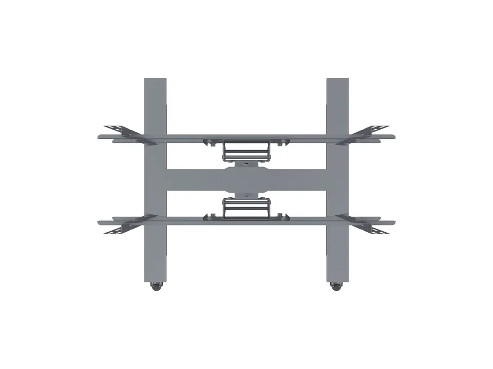 M Public Display Stand 180 HD Back to Back Silver