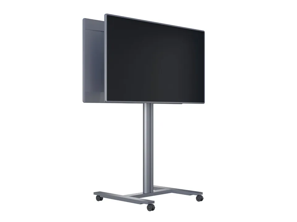 M Public Display Stand 180 HD Back to Back Silver