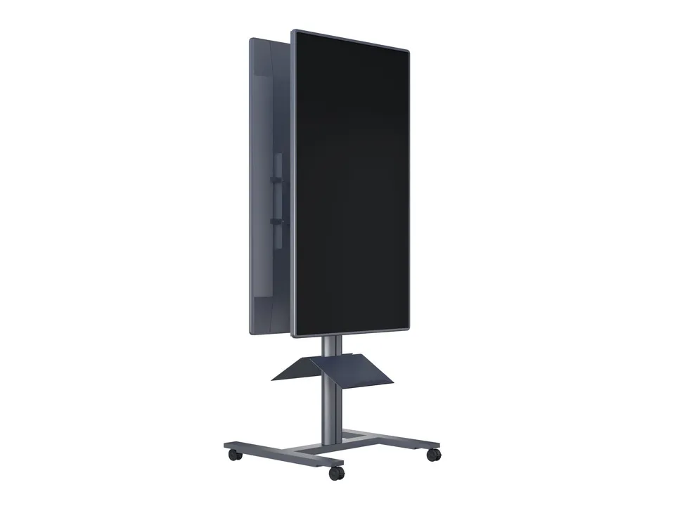 M Public Display Stand 180 HD Back to Back Silver