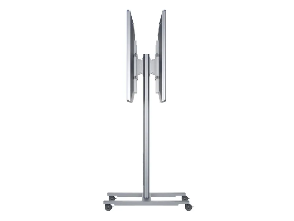 M Public Display Stand 180 HD Back to Back Silver