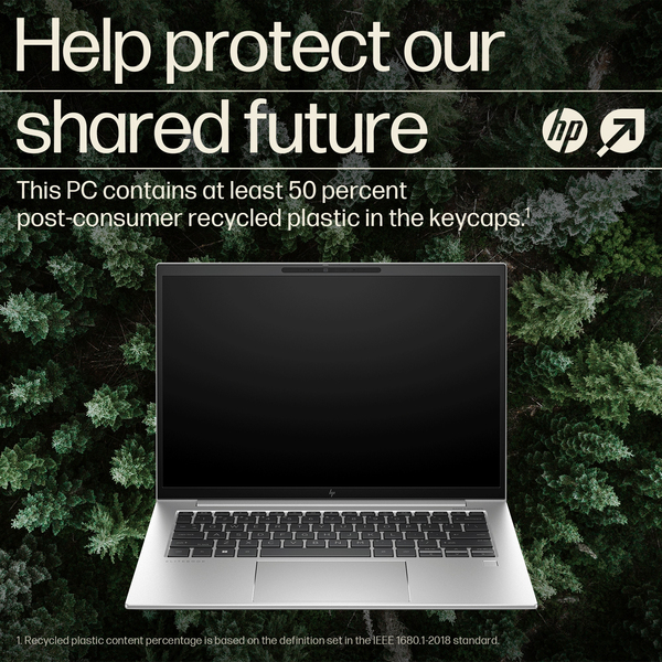 HP 14&quot; EliteBook 840 14 G10. Intel Core i7-1355U, 16 GB Ram, 512 GB SSD, Windows 11 Pro - b&auml;rbar dator, Silver